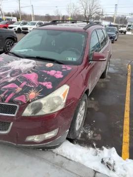 Red 2009 Chevrolet Traverse LT for sale in Davison, MI