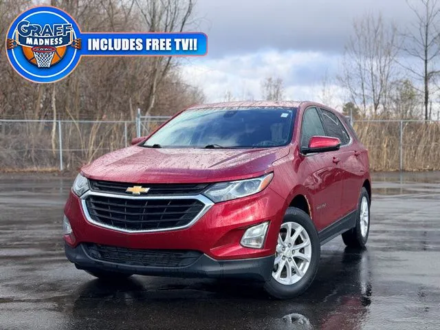 Red 2019 Chevrolet Equinox LT for sale in Davison, MI