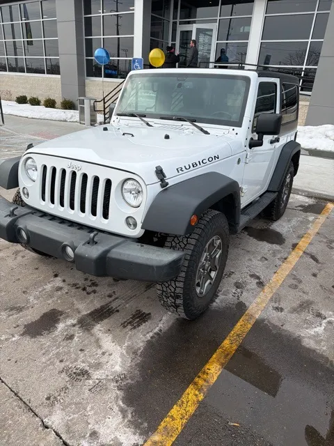 White 2014 Jeep Wrangler Rubicon for sale in Davison, MI