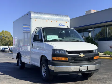 Photos of 2026 Chevrolet Express 3500 Bay Bridge Upfit for sale in Davison, MI at Hank Graff Chevrolet Davison