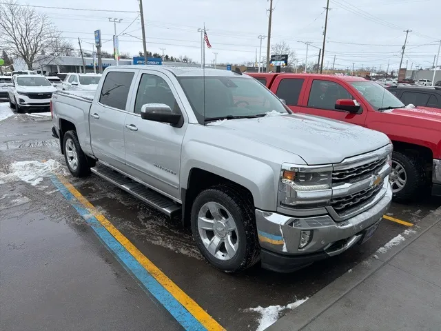 Silver 2018 Chevrolet Silverado 1500 LTZ for sale in Davison, MI
