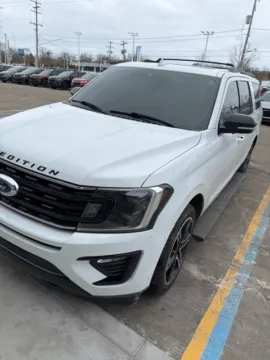 White 2019 Ford Expedition Max Limited for sale in Davison, MI