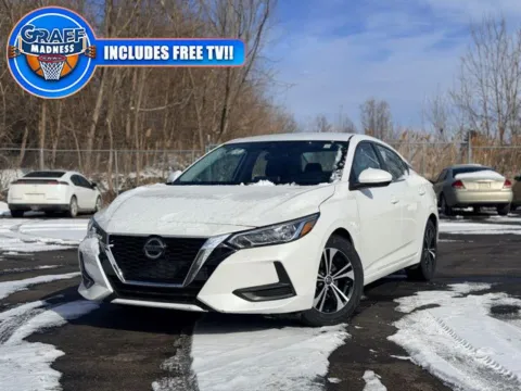 White 2023 Nissan Sentra SV for sale in Davison, MI