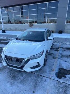 White 2023 Nissan Sentra SV for sale in Davison, MI