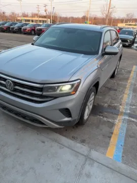 Silver 2020 Volkswagen Atlas Cross Sport 2.0T SE w/Technology for sale in Davison, MI