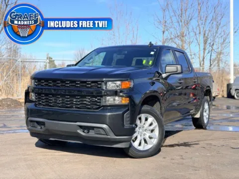 Black 2021 Chevrolet Silverado 1500 Custom for sale in Davison, MI