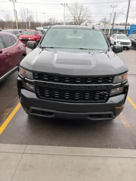 Black 2021 Chevrolet Silverado 1500 Custom for sale in Davison, MI