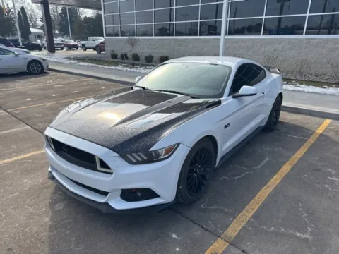 White 2016 Ford Mustang GT Premium for sale in Davison, MI