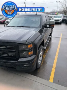 Black 2015 Chevrolet Silverado 1500 LTZ for sale in Davison, MI