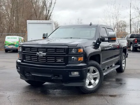 Black 2015 Chevrolet Silverado 1500 LTZ for sale in Davison, MI