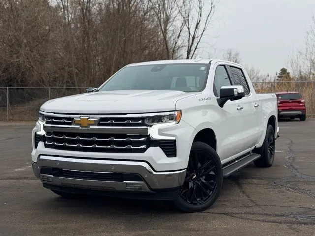 White 2023 Chevrolet Silverado 1500 LTZ for sale in Davison, MI
