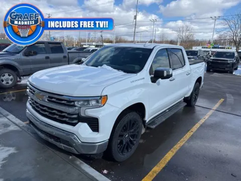 White 2023 Chevrolet Silverado 1500 LTZ for sale in Davison, MI