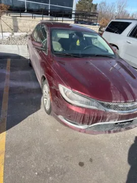 Red 2015 Chrysler 200 Limited for sale in Davison, MI