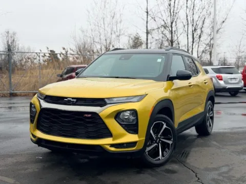 Yellow 2023 Chevrolet TrailBlazer RS for sale in Davison, MI