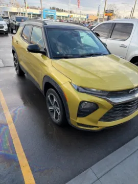 Yellow 2023 Chevrolet TrailBlazer RS for sale in Davison, MI
