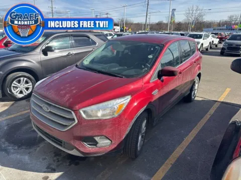 Red 2017 Ford Escape SE for sale in Davison, MI