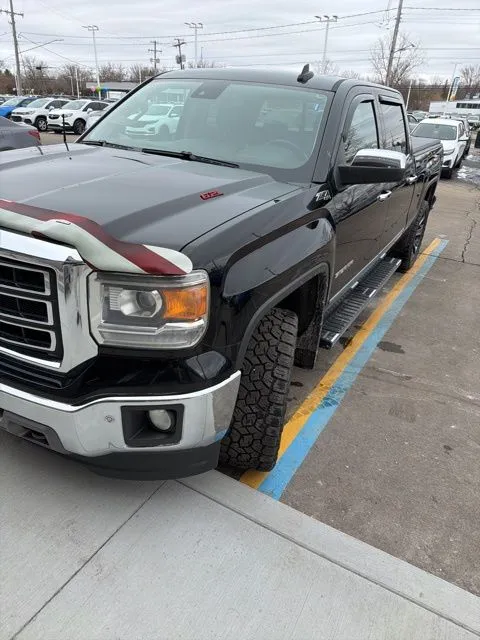 Black 2015 GMC Sierra 1500 SLT for sale in Davison, MI