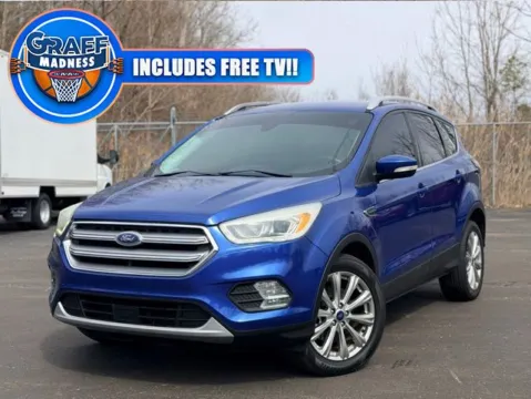 Blue 2017 Ford Escape Titanium for sale in Davison, MI