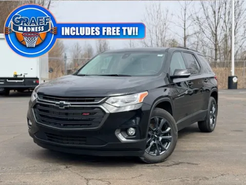 Black 2020 Chevrolet Traverse RS for sale in Davison, MI