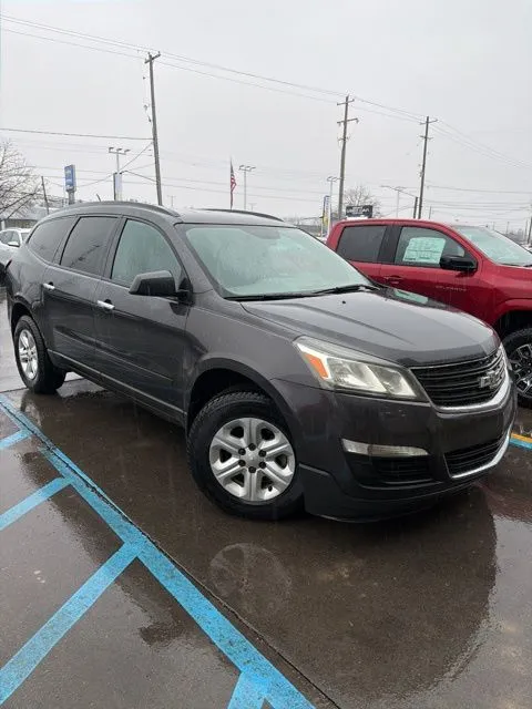 Gray 2013 Chevrolet Traverse LS for sale in Davison, MI