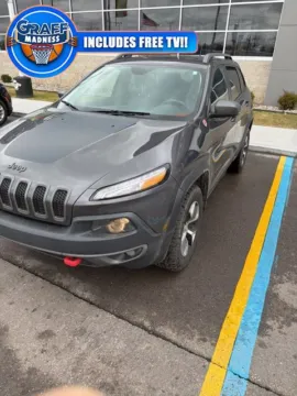 Gray 2015 Jeep Cherokee Trailhawk for sale in Davison, MI