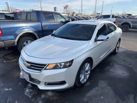 White 2014 Chevrolet Impala LTZ for sale in Davison, MI