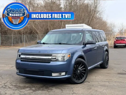 Blue 2018 Ford Flex SEL for sale in Davison, MI