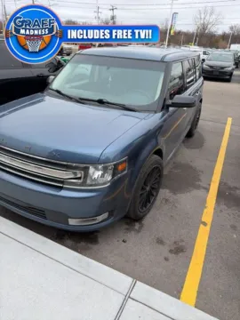 Blue 2018 Ford Flex SEL for sale in Davison, MI
