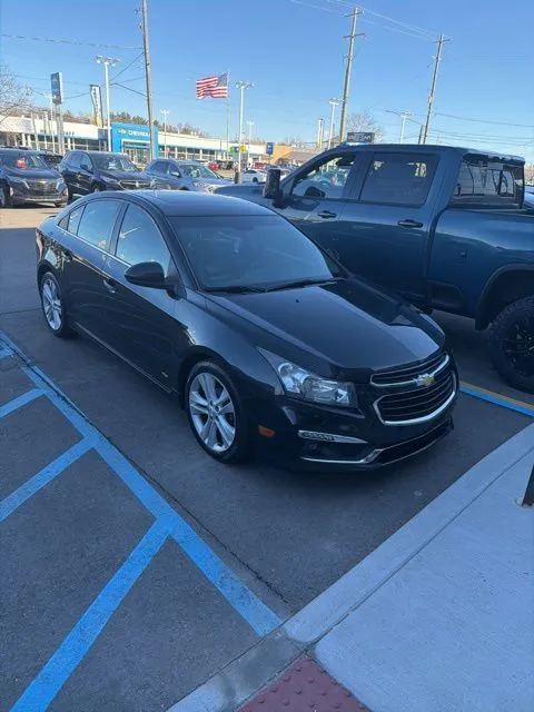 Black 2015 Chevrolet Cruze LTZ for sale in Davison, MI