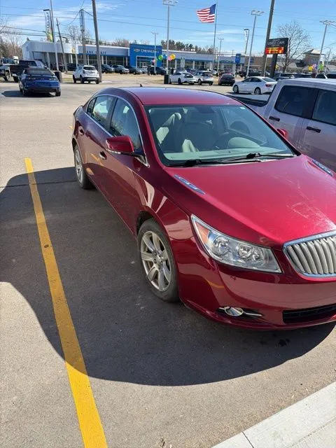 Red 2010 Buick LaCrosse CXL for sale in Davison, MI