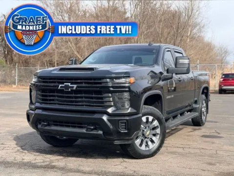 Black 2024 Chevrolet Silverado 2500HD Custom for sale in Davison, MI