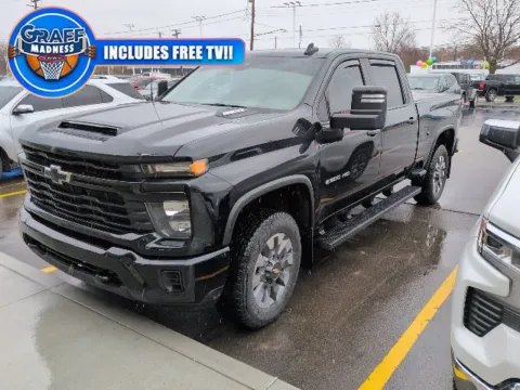 Black 2024 Chevrolet Silverado 2500HD Custom for sale in Davison, MI