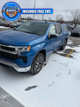 Blue 2022 Chevrolet Silverado 1500 LT for sale in Davison, MI
