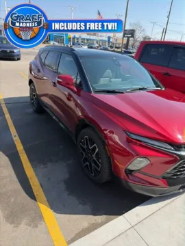 Red 2024 Chevrolet Blazer RS for sale in Davison, MI