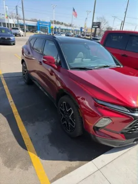 Red 2024 Chevrolet Blazer RS for sale in Davison, MI