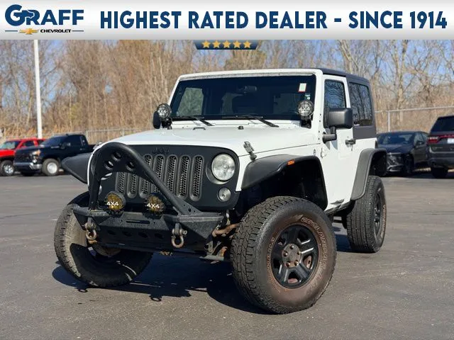 White 2014 Jeep Wrangler Sport for sale in Davison, MI
