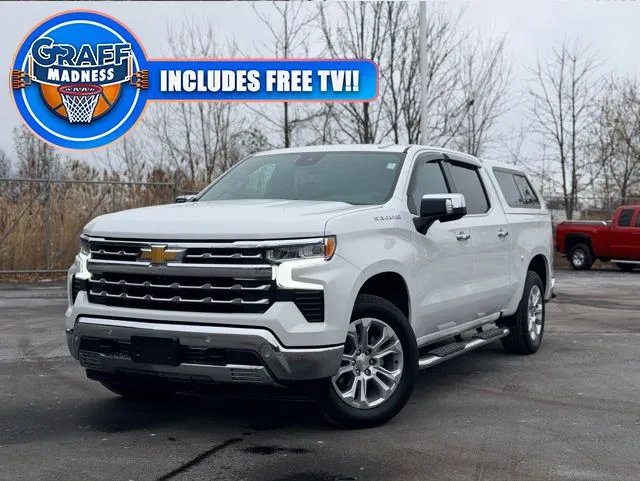 White 2023 Chevrolet Silverado 1500 LTZ for sale in Davison, MI