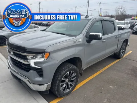 Gray 2024 Chevrolet Silverado 1500 LT for sale in Davison, MI