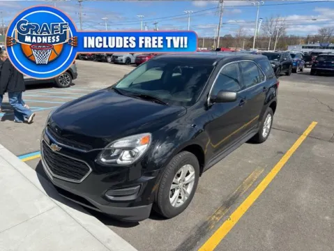 Black 2017 Chevrolet Equinox LS for sale in Davison, MI