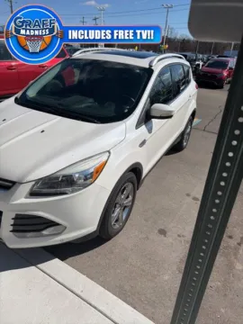 White 2014 Ford Escape Titanium for sale in Davison, MI