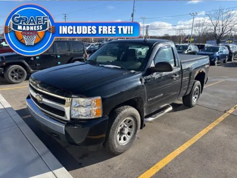 Black 2007 Chevrolet Silverado 1500 Work Truck for sale in Davison, MI