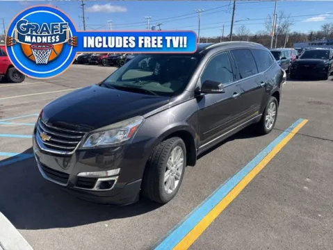 Gray 2015 Chevrolet Traverse LT for sale in Davison, MI