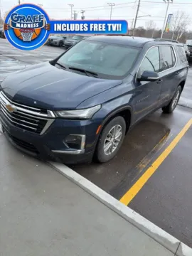 Blue 2023 Chevrolet Traverse LT for sale in Davison, MI