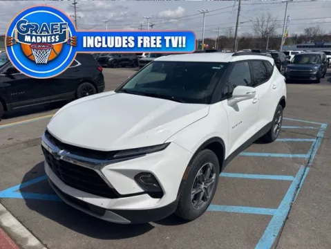 White 2023 Chevrolet Blazer LT for sale in Davison, MI