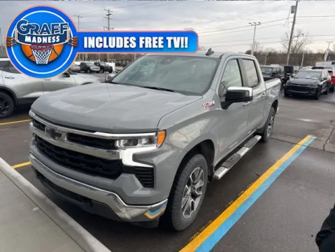 Gray 2024 Chevrolet Silverado 1500 LT for sale in Davison, MI