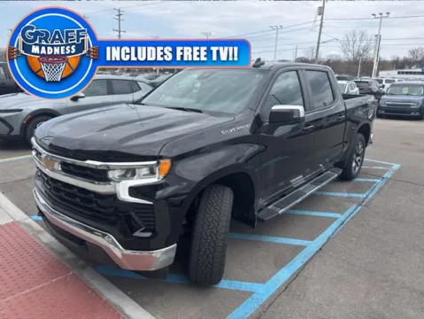 Black 2023 Chevrolet Silverado 1500 LT for sale in Davison, MI