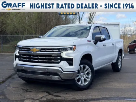 White 2023 Chevrolet Silverado 1500 LTZ for sale in Davison, MI
