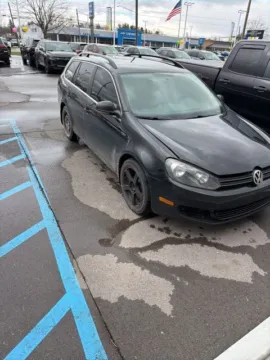 Black 2012 Volkswagen Jetta SportWagen 2.5L S for sale in Davison, MI