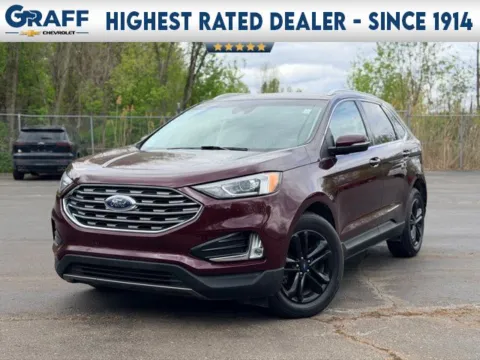 Red 2019 Ford Edge SEL for sale in Davison, MI