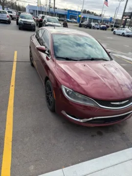 Red 2015 Chrysler 200 C for sale in Davison, MI